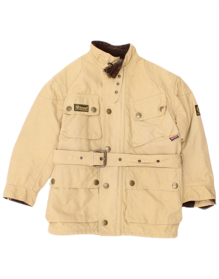 Belstaff Chaqueta utilitaria para niño 3-4 años Biker de algodón beige