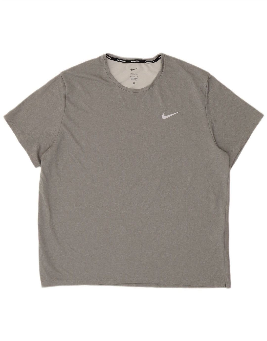 NIKE Hombre Dri Fit Camiseta Top XL Gris Poliéster