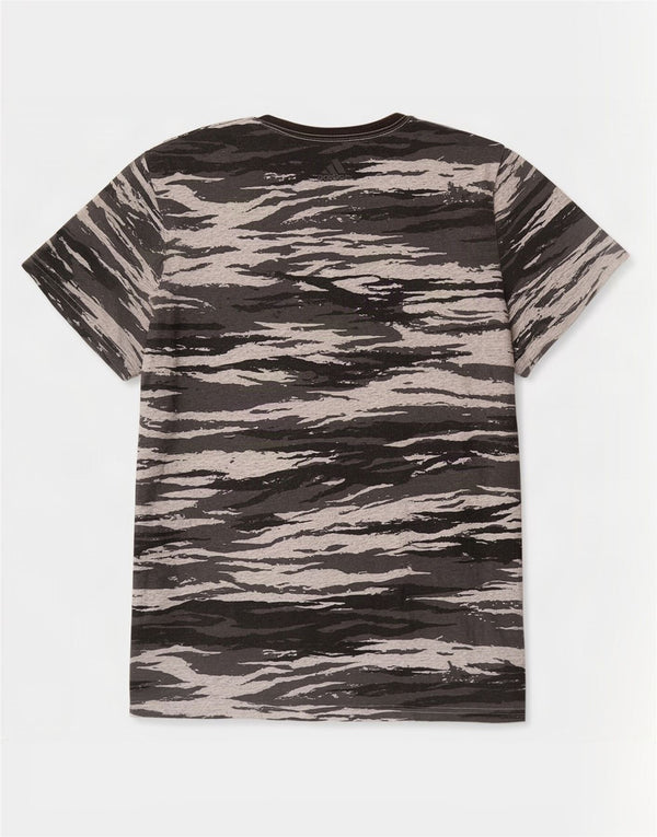 Adidas Mens Climalite Graphic Camiseta Top 2XL Gris Camuflaje Algodón