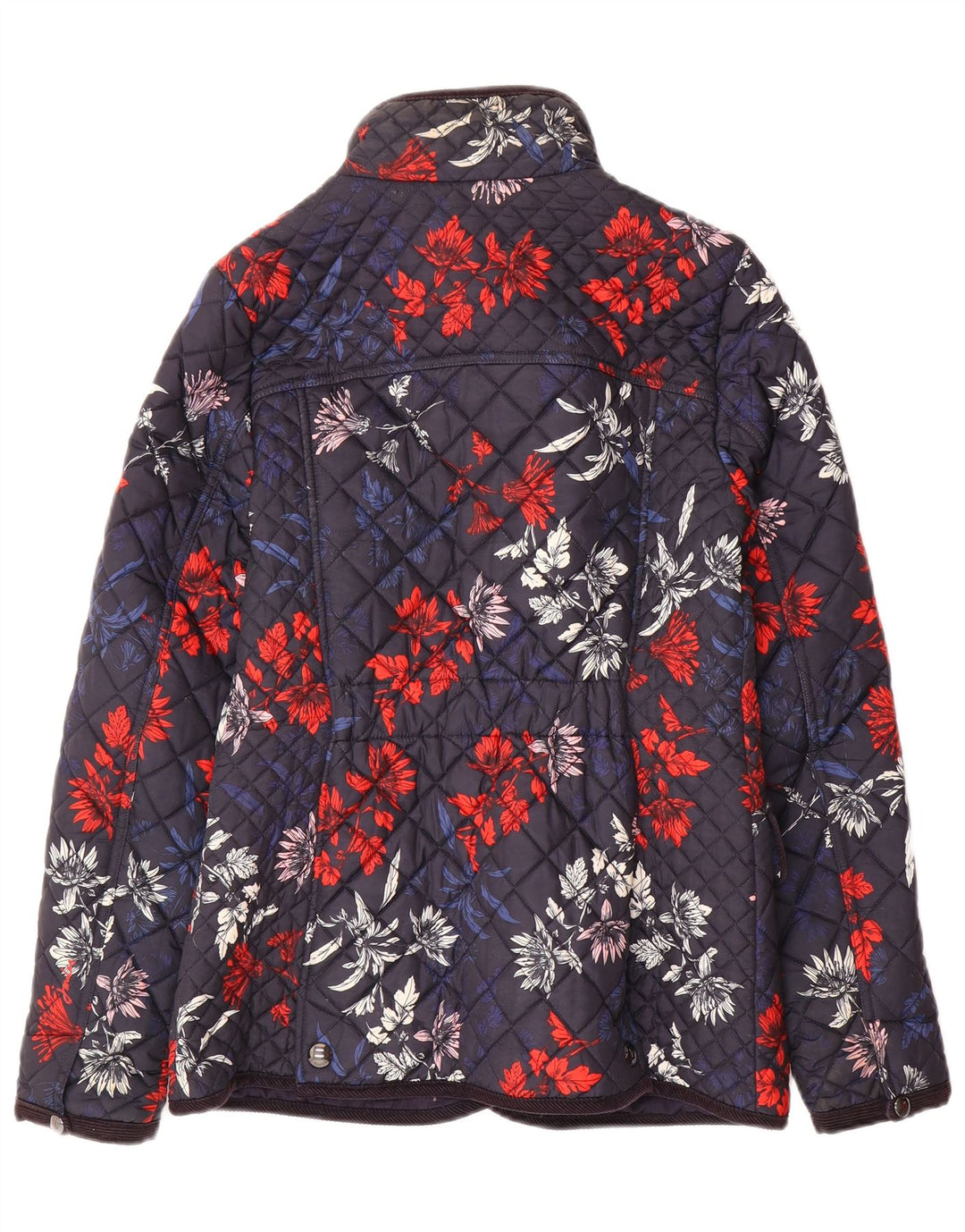 Chaqueta acolchada para mujer Joules UK 8 Small Poliamida floral azul marino