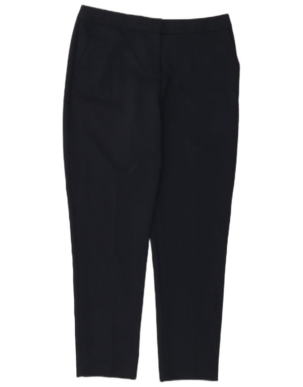 Hobbs Pantalones chinos cónicos para mujer UK 12 Medium W32 L28 Azul marino Algodón