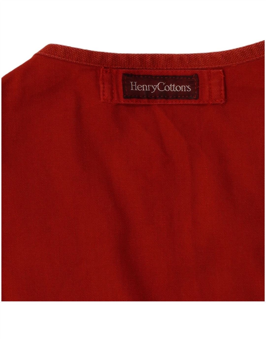 Henry Cottons Chaleco utilitario para mujer IT 42 Algodón rojo mediano