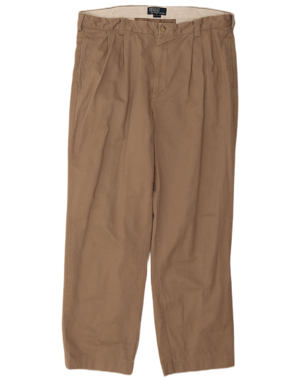 Polo Ralph Lauren Mens Chatfield Pant Pegged Chino Pantalones W38 L30 Marrón