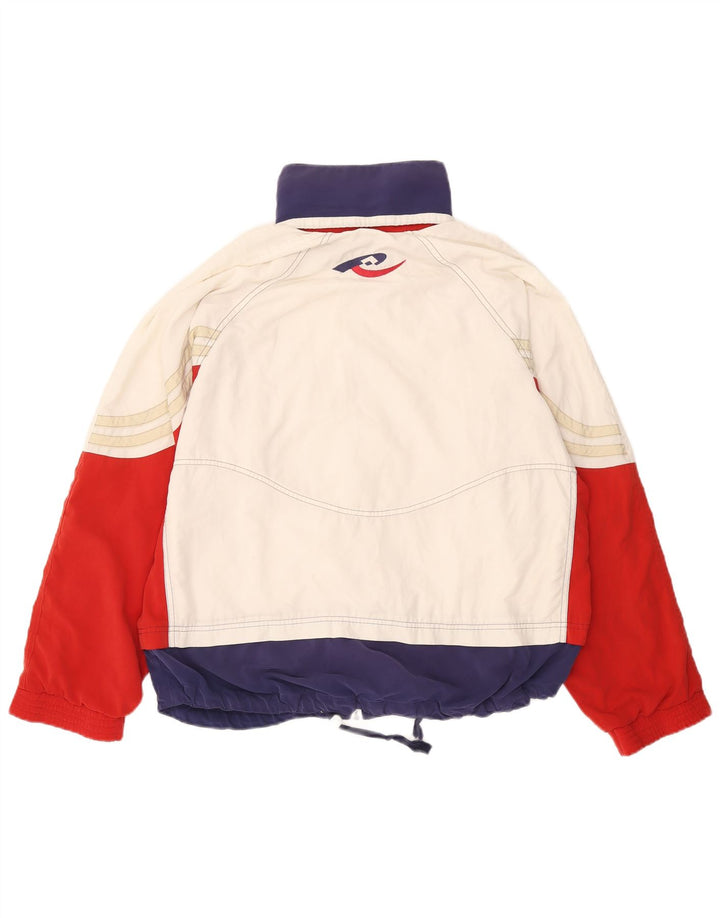 LOTTO Chaqueta de chándal para hombre IT 50 Medium White Colorblock