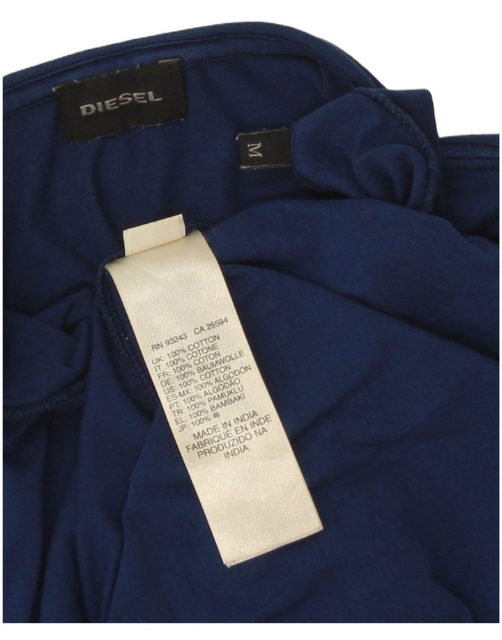 Camiseta Diesel Hombre Top Medium Azul Marino Algodón