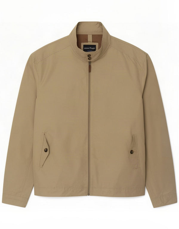 Chaqueta bomber para hombre James Pringle UK 42 XL Caqui Poliéster