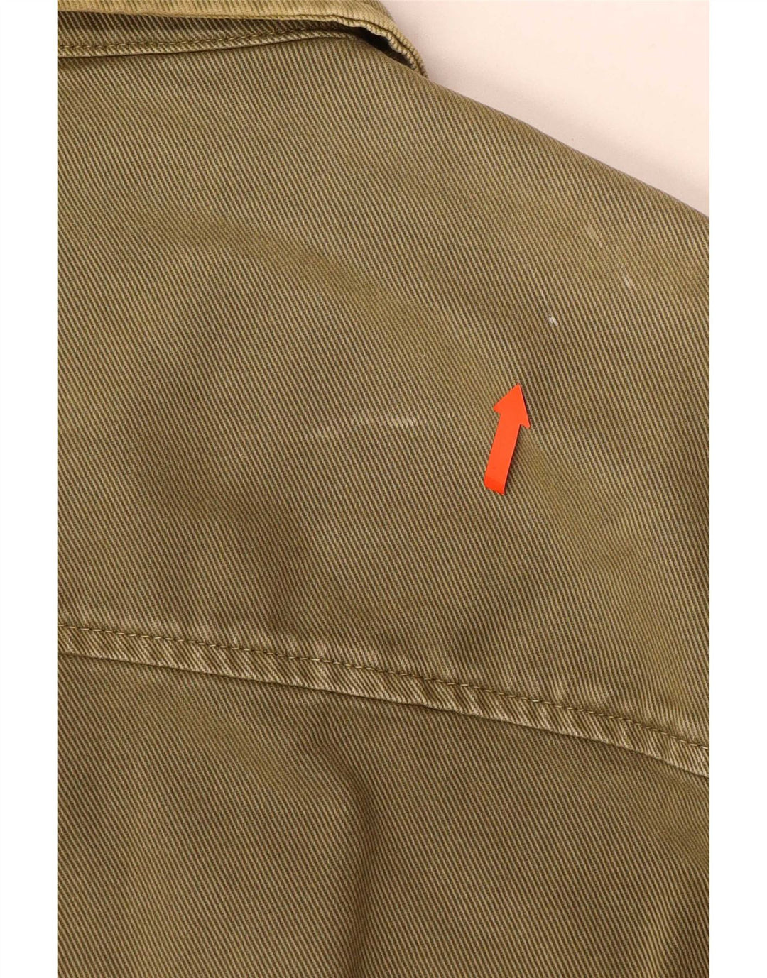 Zara Hombre Chaqueta Utilitaria De Ajuste Relajado UK 42 XL Caqui