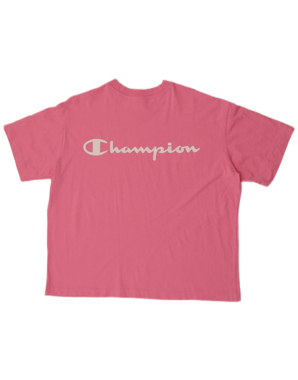 Champion Camiseta Gráfica Para Hombre Top Pequeño Rosa