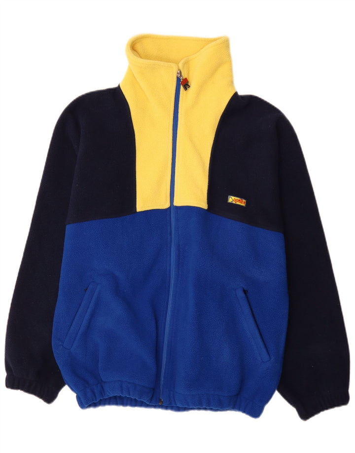 Dolomiten Chaqueta polar para hombre ES 36 Small Azul Colorblock Poliéster