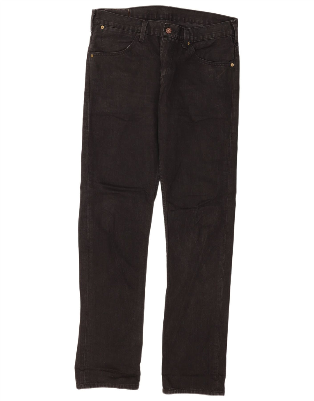 Levi's Vaqueros rectos 504 para hombre W34 L34 Algodón negro