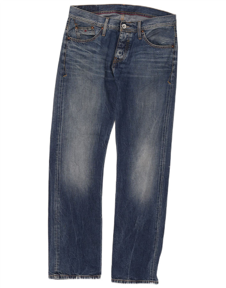 Tommy Hilfiger Vaqueros rectos para hombre W33 L32 Algodón azul