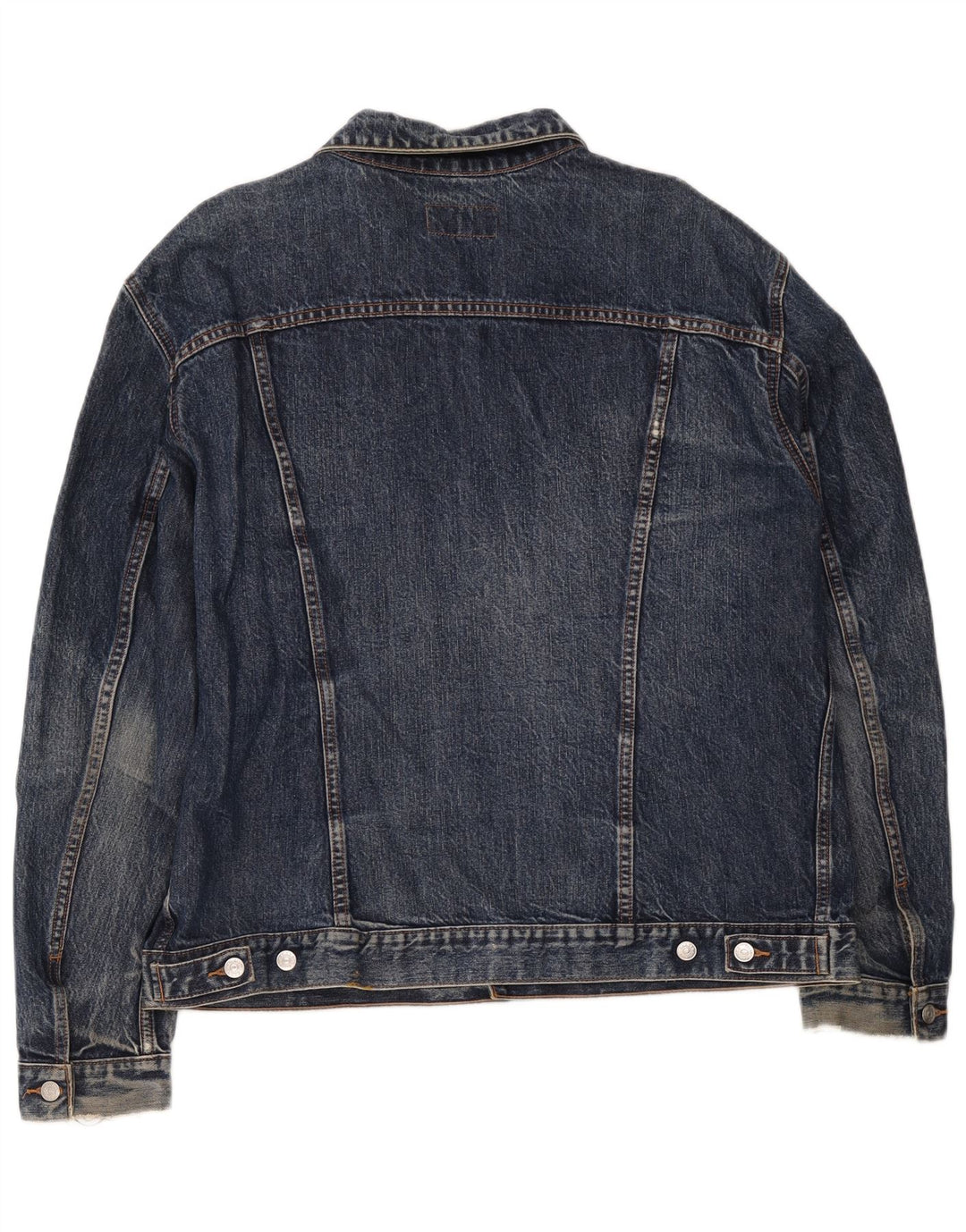 Carrera Chaqueta vaquera para hombre UK 44 2XL Algodón azul