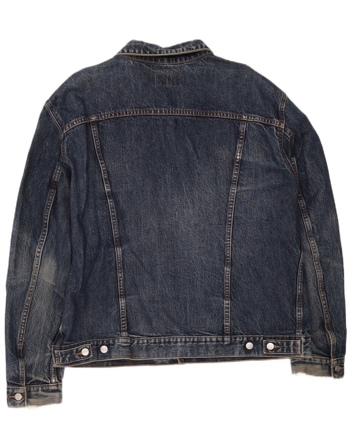 Carrera Chaqueta vaquera para hombre UK 44 2XL Algodón azul