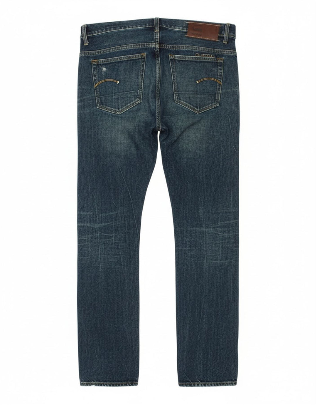 Vaqueros ajustados desgastados para hombre G-Star W33 L34 Algodón azul