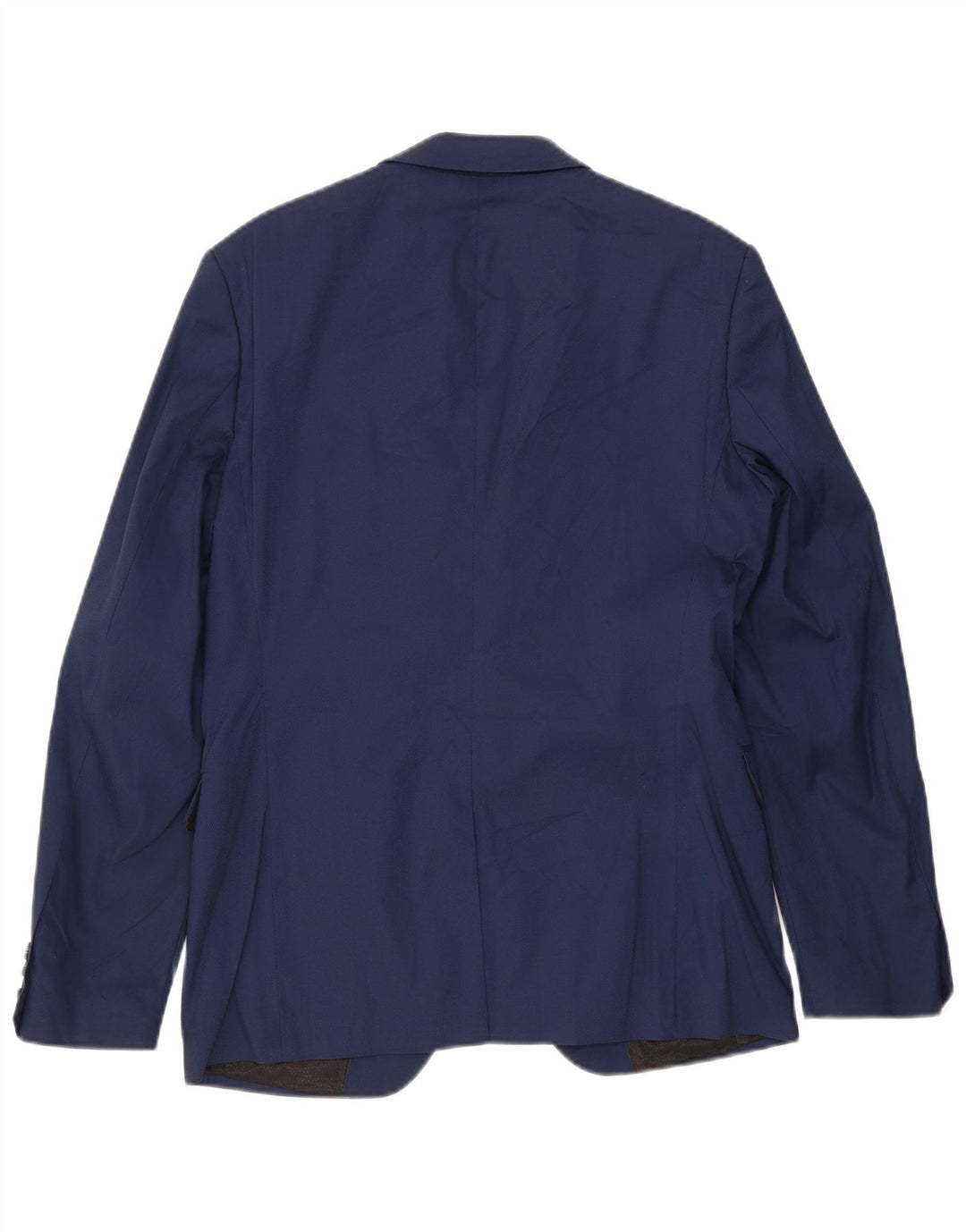 Zara Chaqueta tipo blazer de 2 botones para hombre EU 50 Mediana Azul marino Algodón
