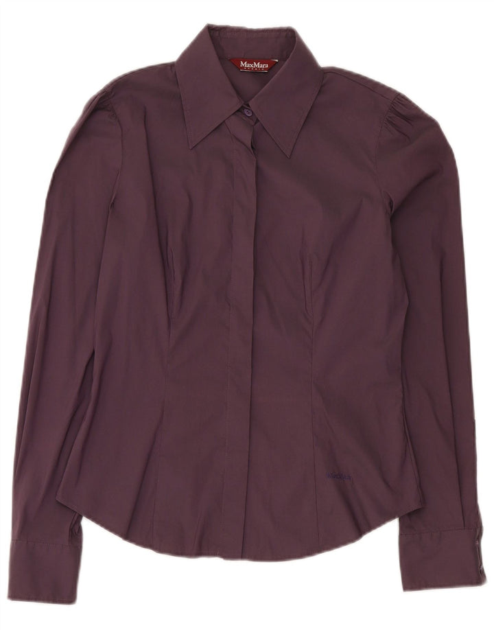 Camisa Max Mara para mujer Reino Unido 42 Mediano Púrpura
