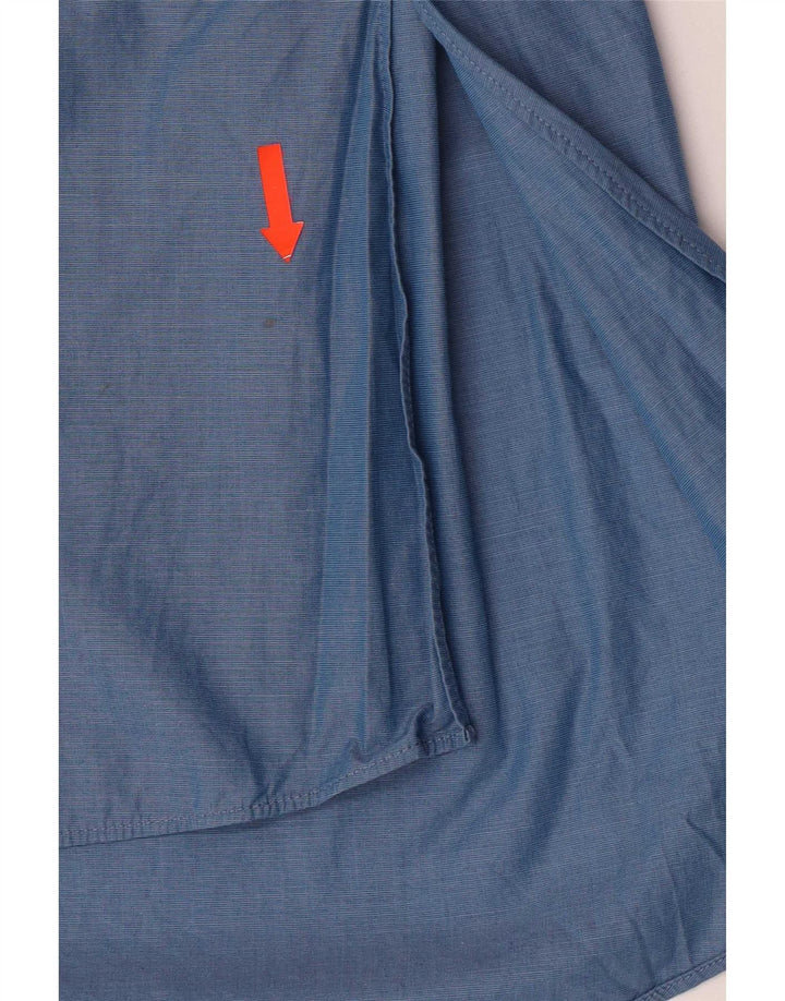 Cos Blusa de manga larga para mujer Top EU 42 Algodón azul grande