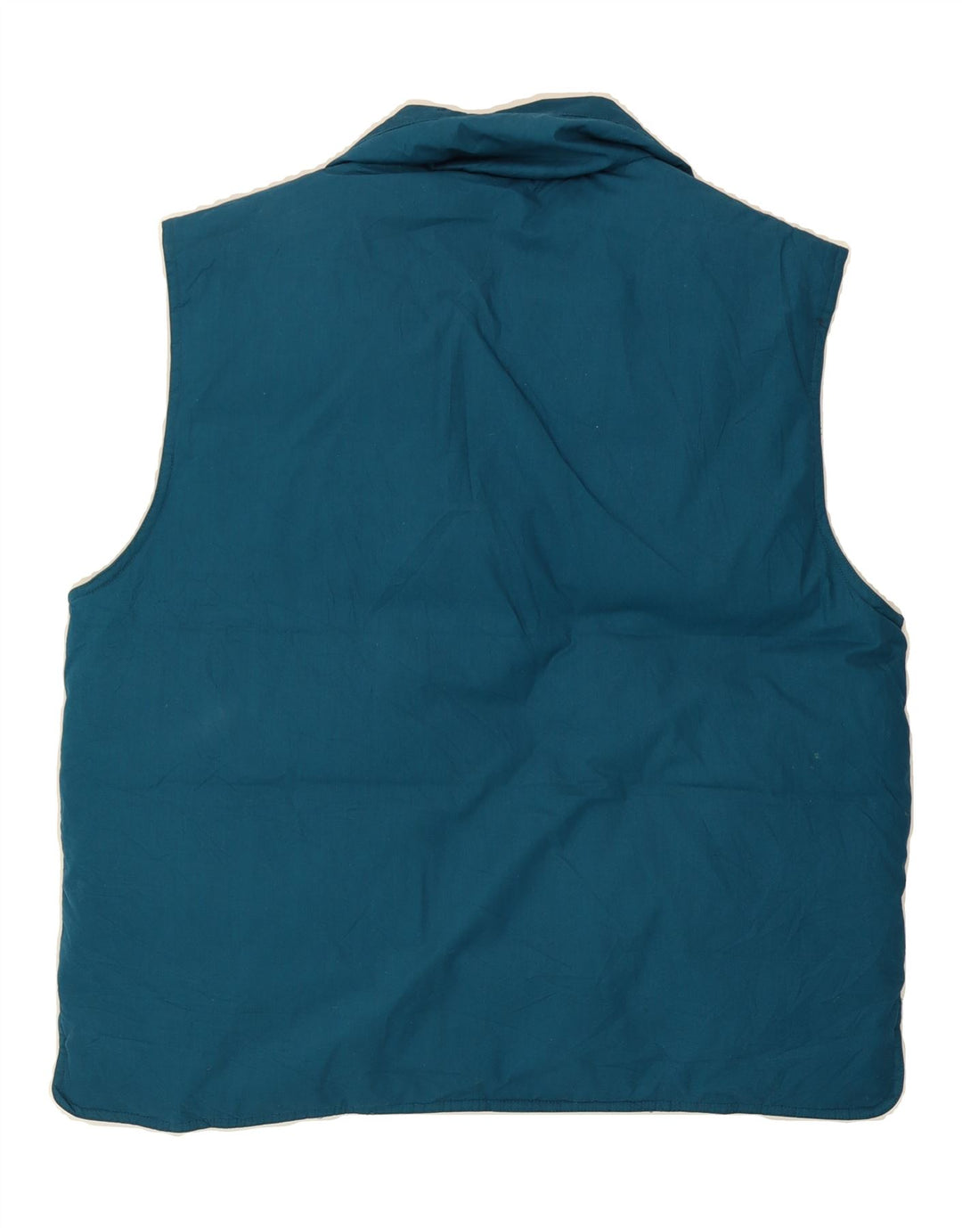 EDDIE BAUER Womens Padded Gilet UK 14 Medium Blue Polyester Vintage Eddie Bauer and Second-Hand Eddie Bauer from Messina Hembry 