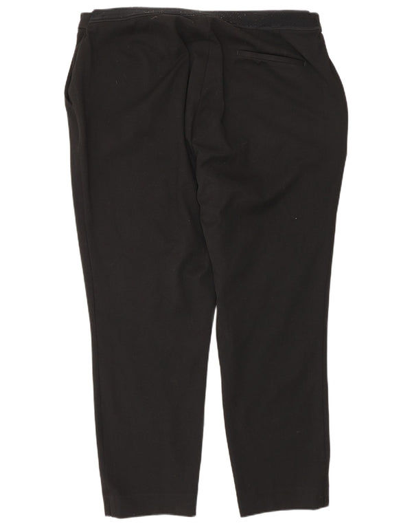 Marks & Spencer Pantalones cortos ajustados para mujer UK 20 2XL W40 L27 Negro
