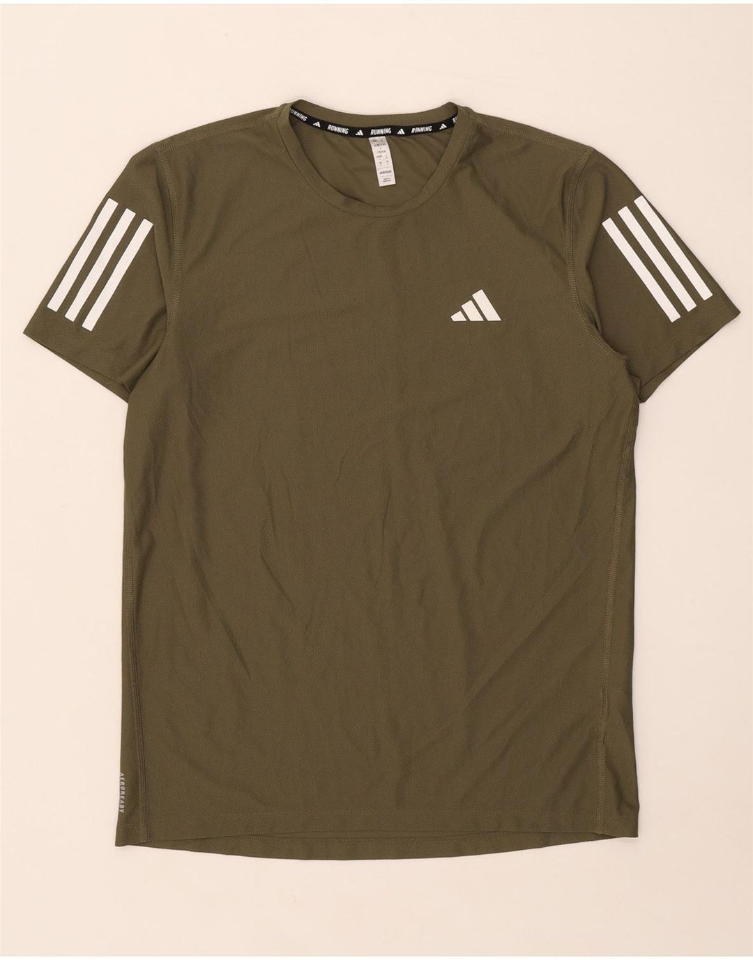 Adidas Hombre Camiseta Top Small Caqui Poliéster