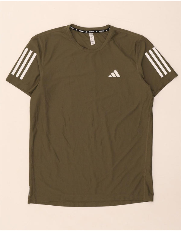 Adidas Hombre Camiseta Top Small Caqui Poliéster