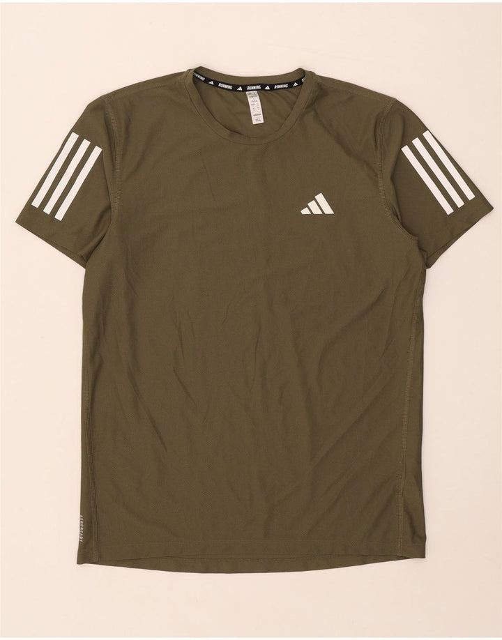 Adidas Hombre Camiseta Top Small Caqui Poliéster