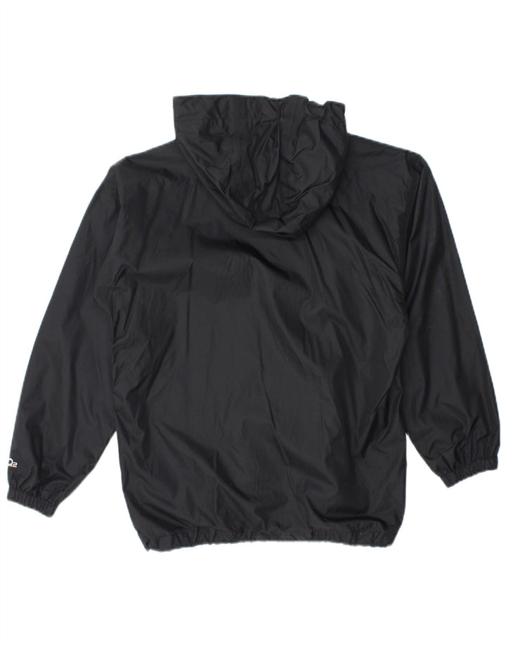 Berghaus Chubasquero con capucha para niños 9-10 años Nylon negro