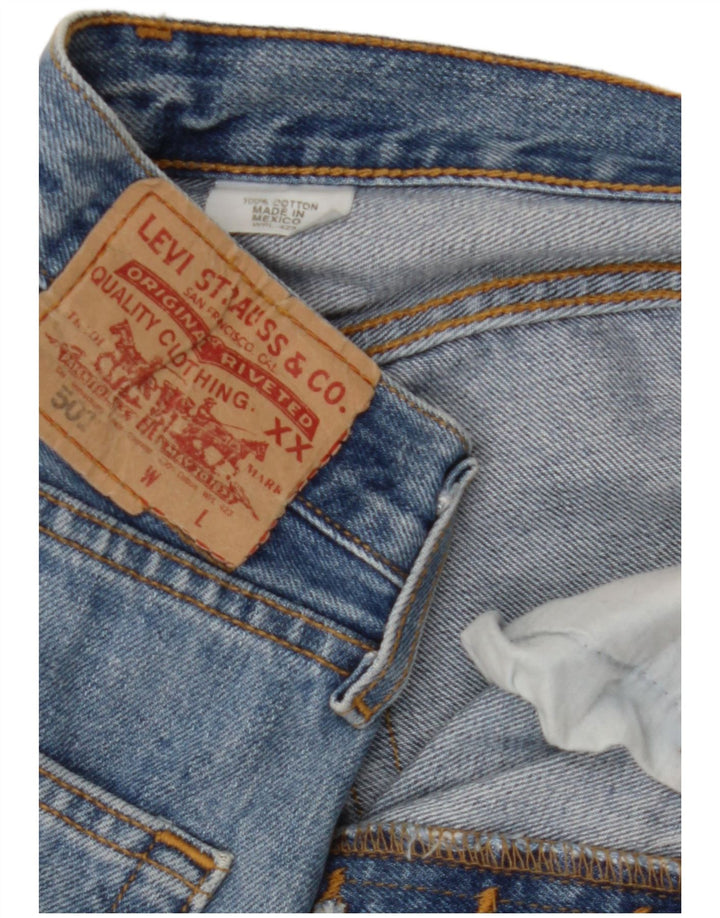 Levi's Hombre 501 Vaqueros Rectos W29 L28 Algodón Azul