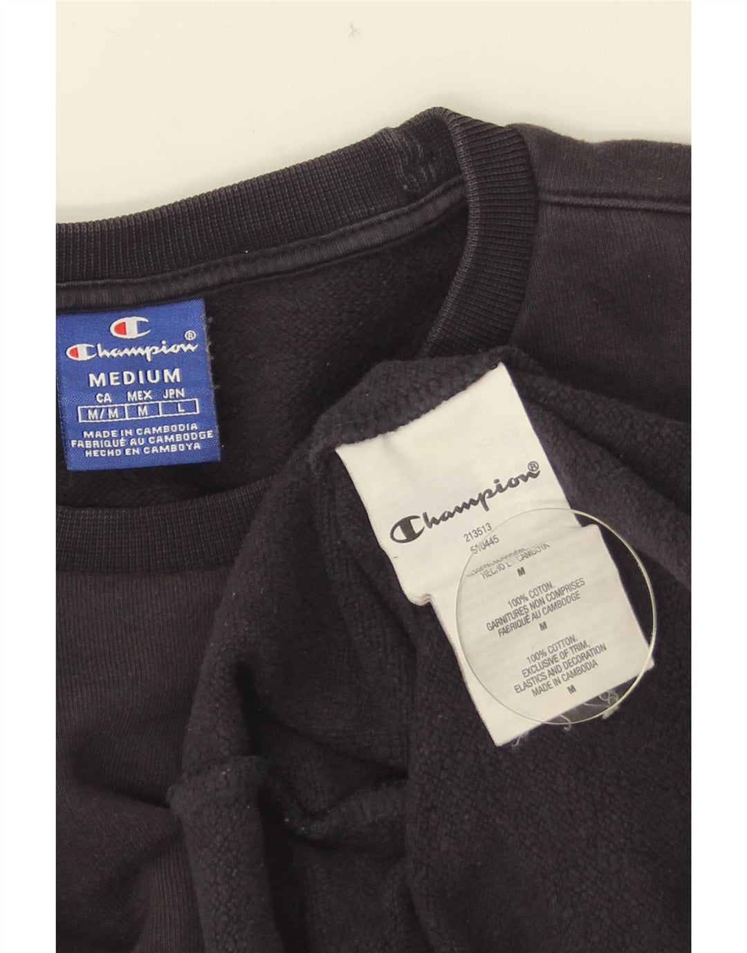 Champion Sudadera Jumper Medium Azul Marino Algodón