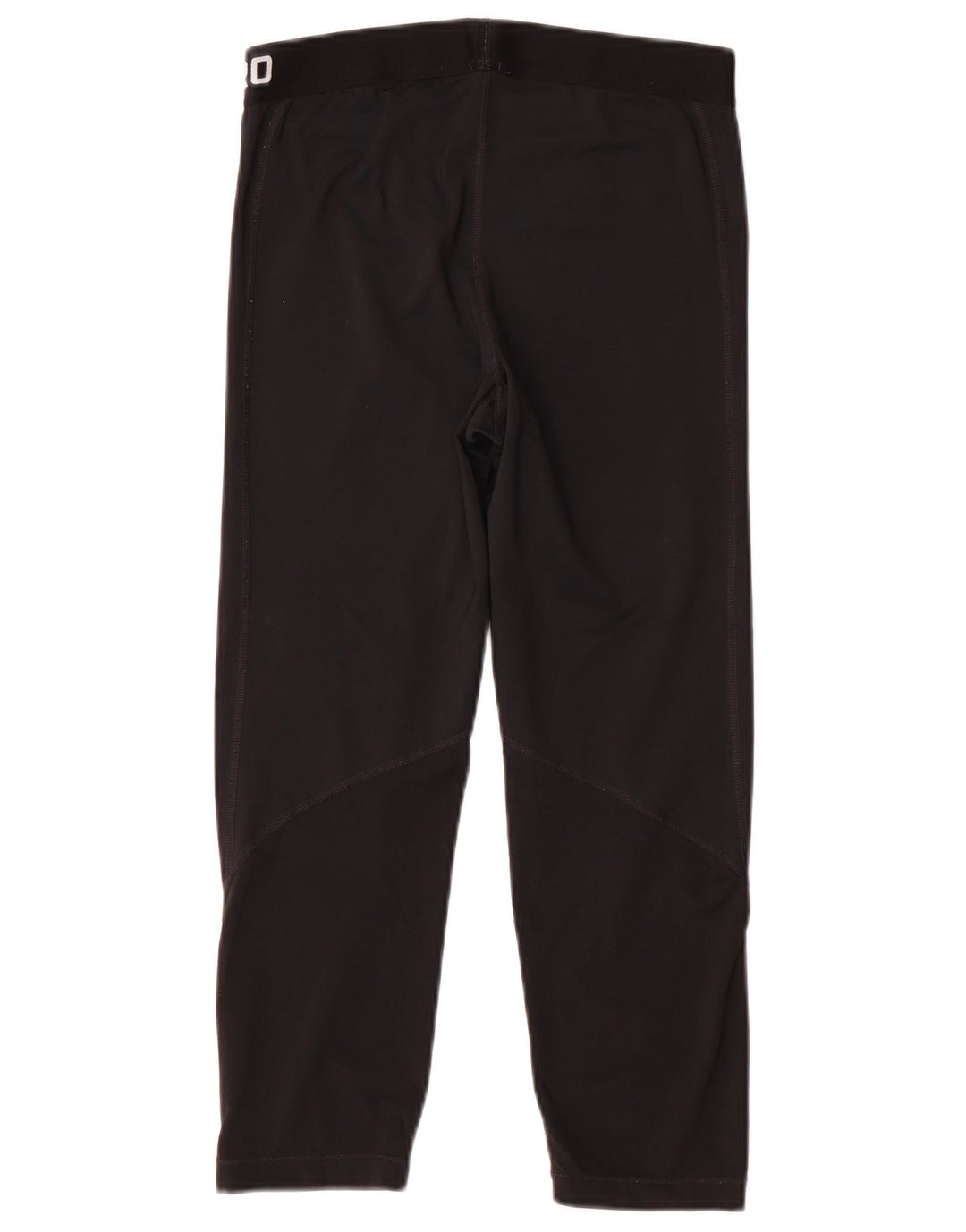 Nike Dri Fit Graphic Capri Leggings para mujer UK 12 Mediano Negro Poliéster