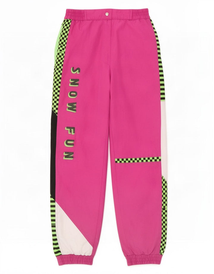 Rodeo Pantalones de esquí gráficos para mujer EU 38 Poliéster color block rosa medio