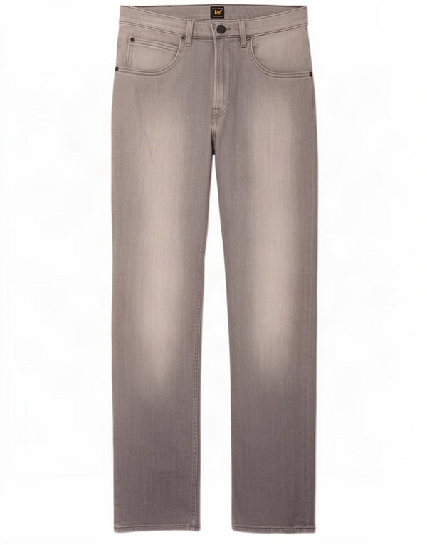 Vaqueros Lee Brooklyn Rectos Mujer W32 L32 Algodón Gris