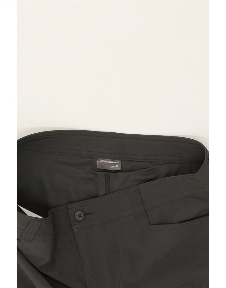 EDDIE BAUER Womens Mini Skirt US 12 Large W36 Grey Polyester Vintage Eddie Bauer and Second-Hand Eddie Bauer from Messina Hembry 