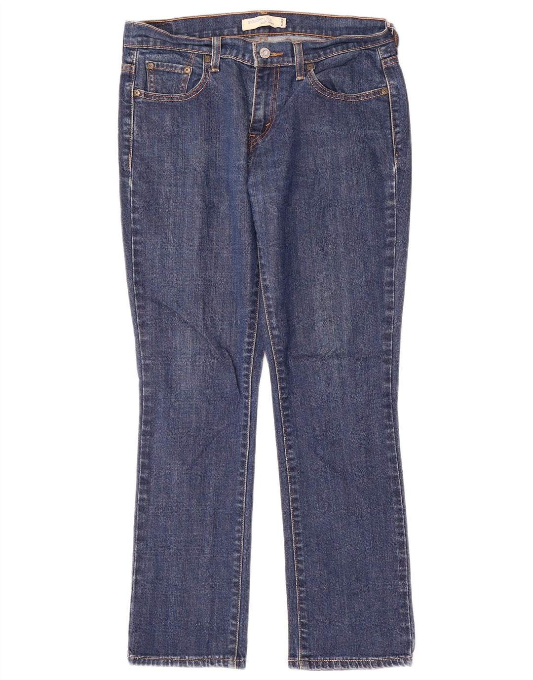Levi's Jeans rectos 505 para mujer US 6 Medium W32 L29 Algodón azul