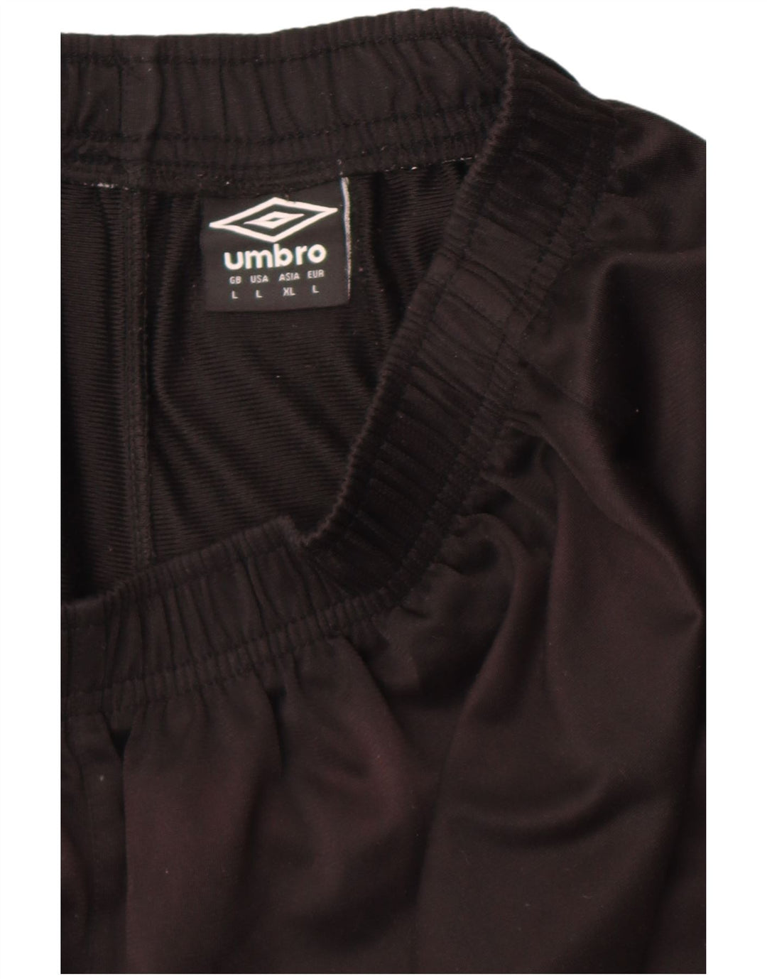 Pantalones cortos deportivos Umbro para hombre, talla grande, negro