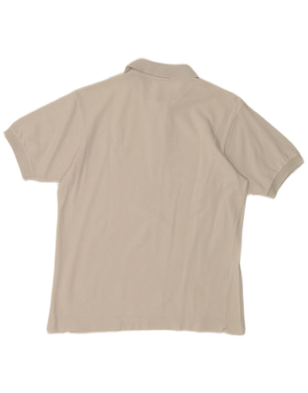 LACOSTE Polo para hombre talla 3 pequeño algodón blanco