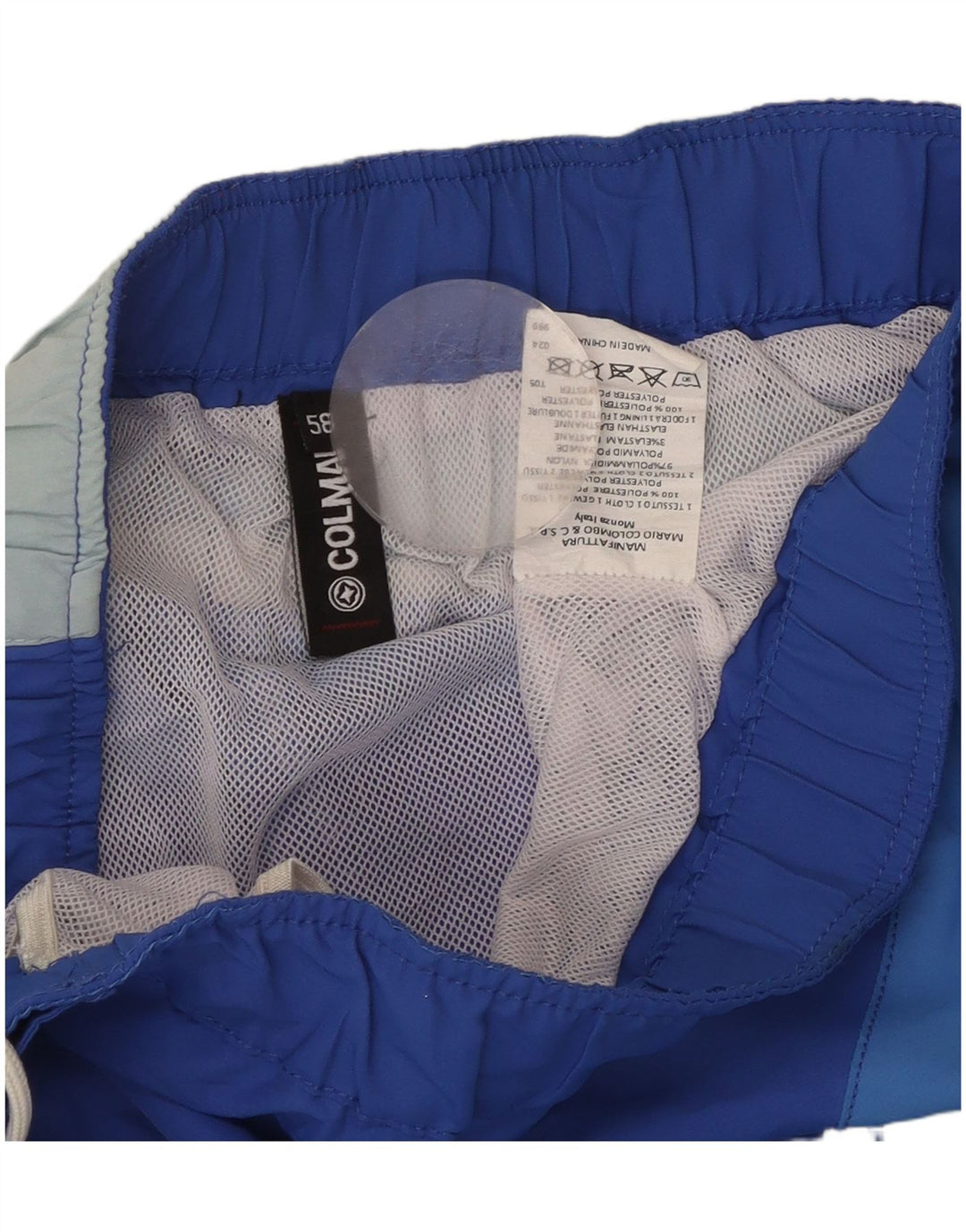 COLMAR Bañador gráfico para hombre IT 58 XL Azul Colorblock Poliéster