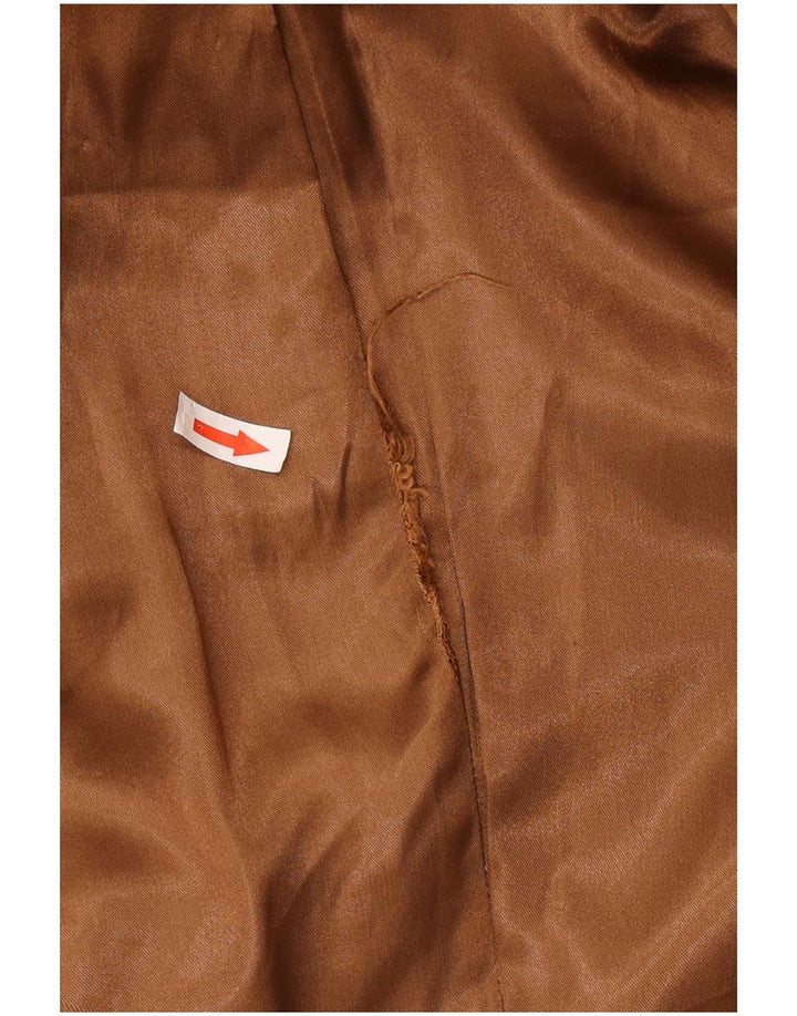 Benetton Trenca Con Capucha Para Mujer UK 40 Small Beige
