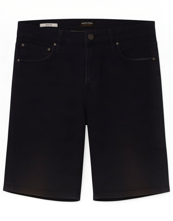Jack & Jones Pantalones cortos de mezclilla regulares para hombre Mediano W30 Algodón azul marino