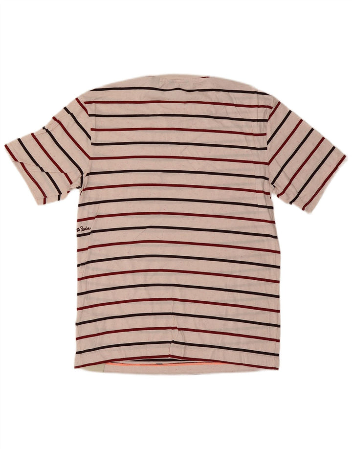 Camiseta Scotch & Soda Hombre Top Medium Blanco De Algodón A Rayas