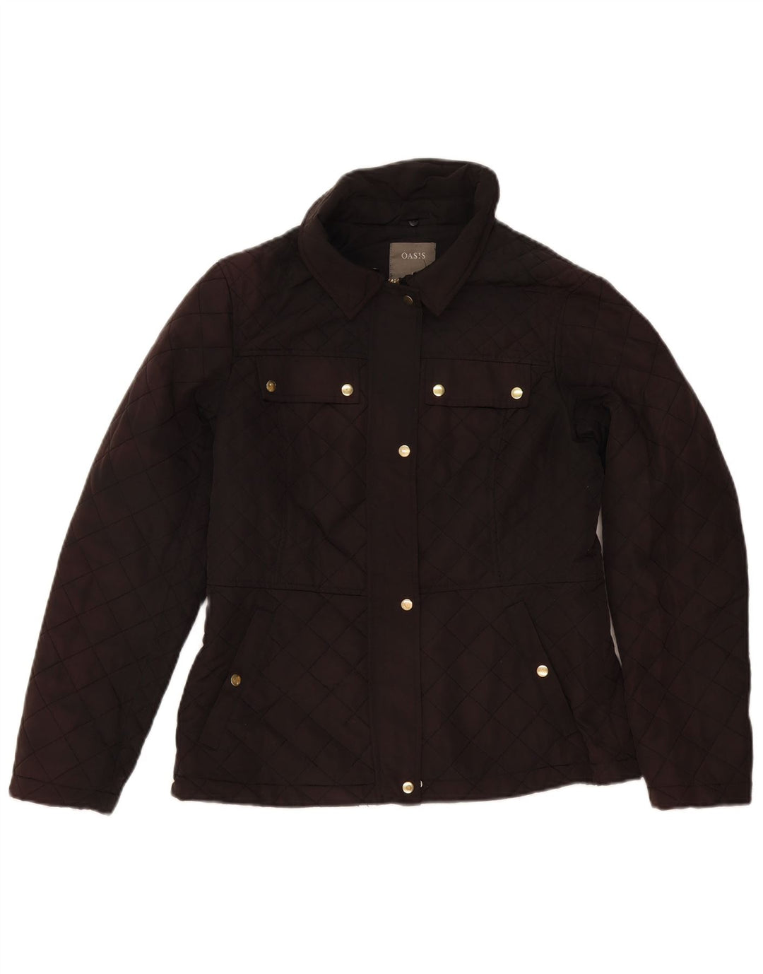 Chaqueta acolchada Oasis para mujer UK 44 Mediana Poliéster negro
