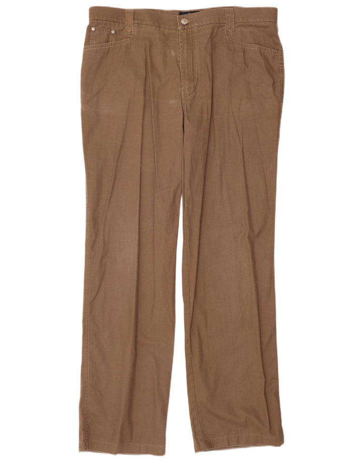 Pantalones Casuales Recto Hombre Trussardi W38 L31 Marrón