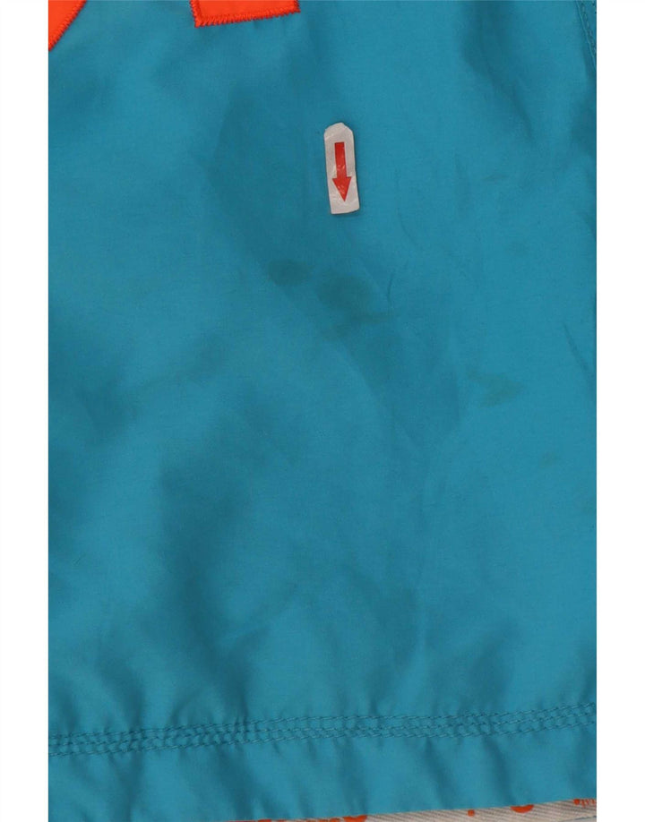 Superdry Bañador con estampado gráfico para hombre, talla grande, poliéster azul