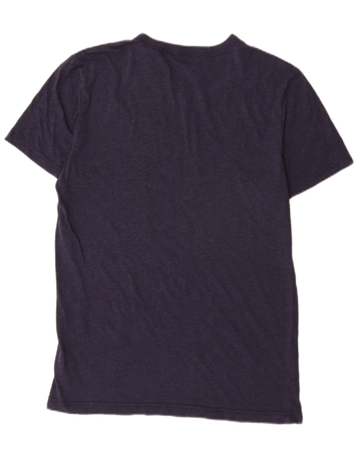 G-Star Hombre Camiseta Gráfica Top Medium Azul Marino Algodón