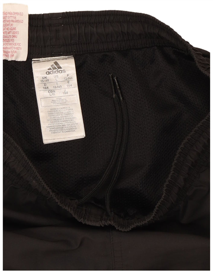 Adidas Pantalón corto deportivo para niño 13-14 años Negro Poliéster