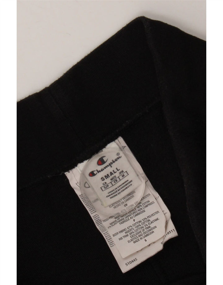 Champion Pantalones Cortos Deportivos Gráficos para Hombre Pequeño Algodón Negro