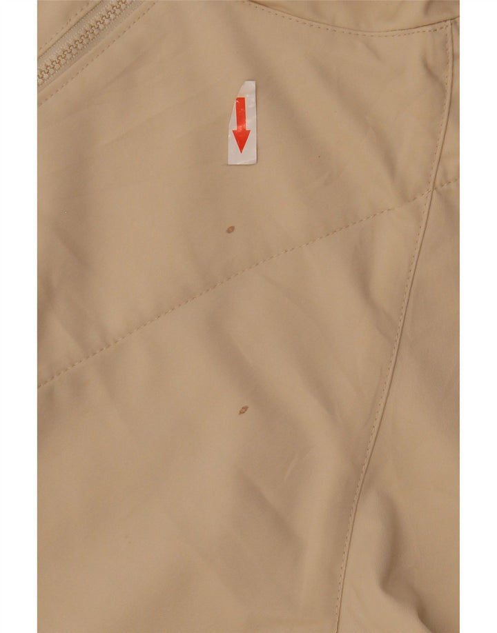 Nike - Chaqueta de chándal para mujer, talla 12/14, tamaño grande, poliéster beige