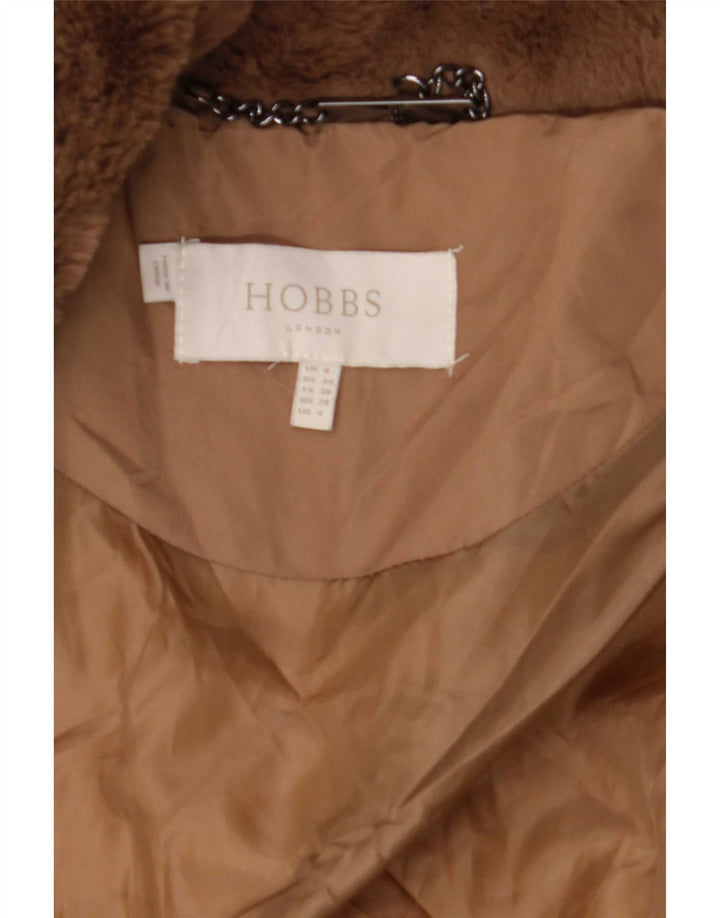 Hobbs Abrigo acolchado para mujer UK 8 Small Marrón Colorblock Poliéster
