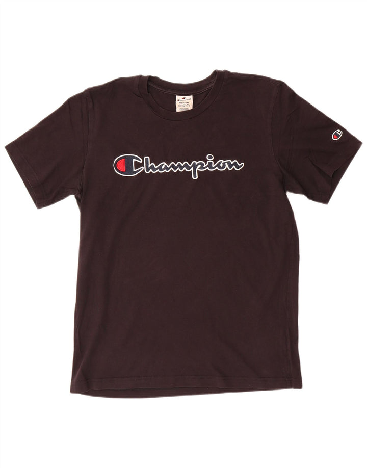 Champion Camiseta Gráfica para Hombre Top Mediano Negro