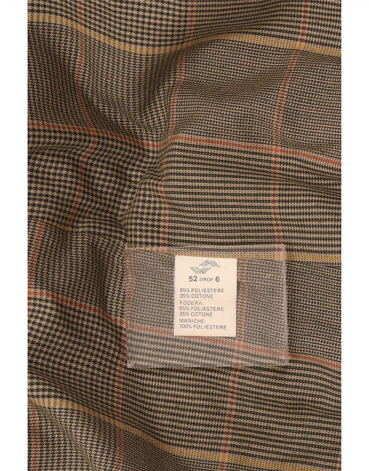 Gabardina vintage para hombre IT 52 XL Poliéster beige